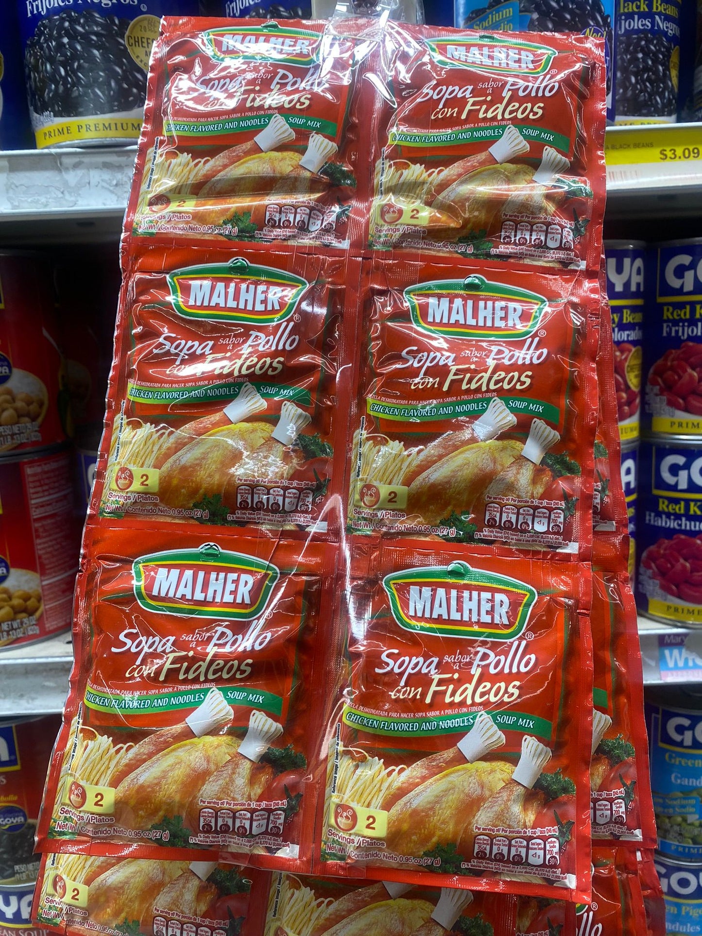 MALHER Sopa de pollo con fideos- Tira